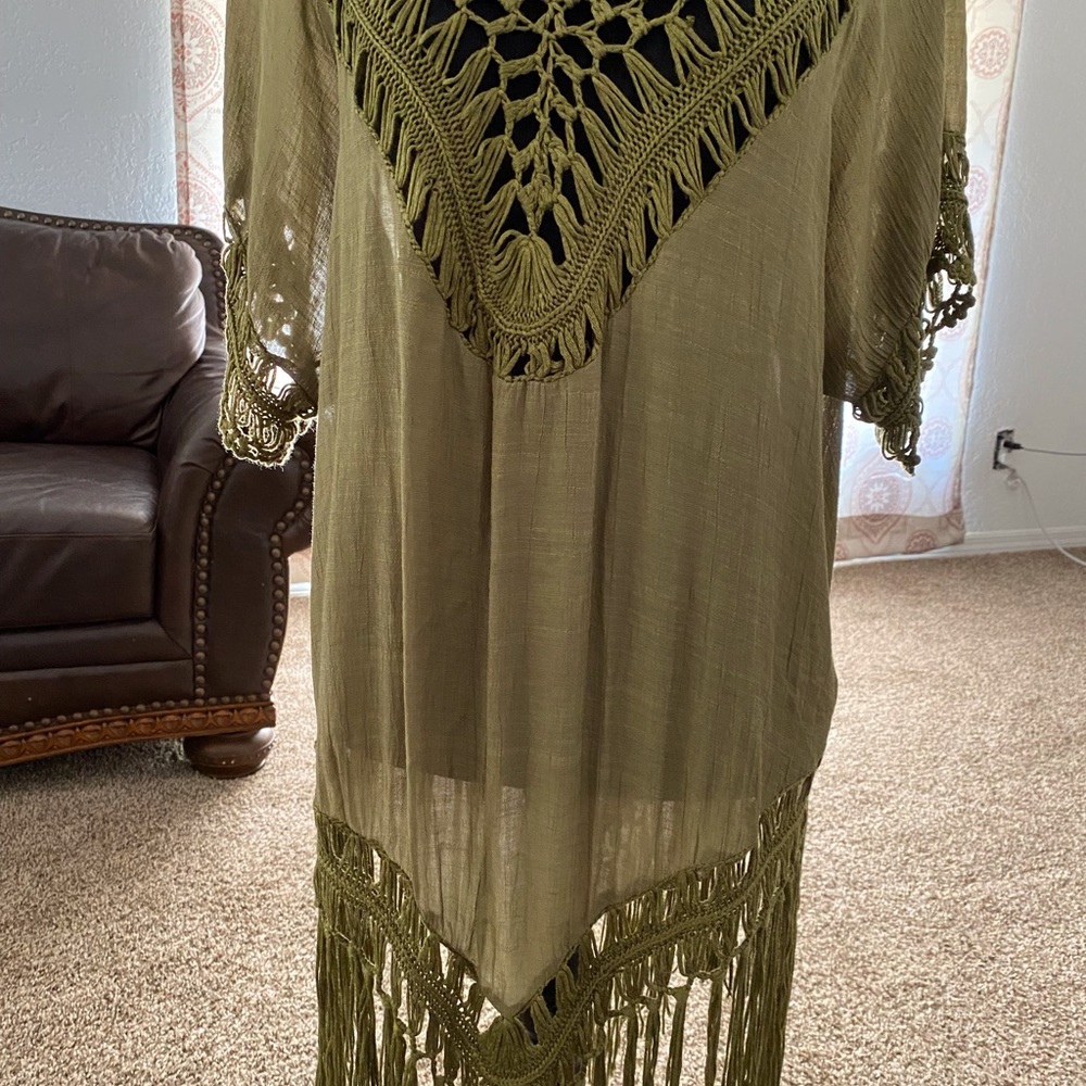 Women’s top tunic green